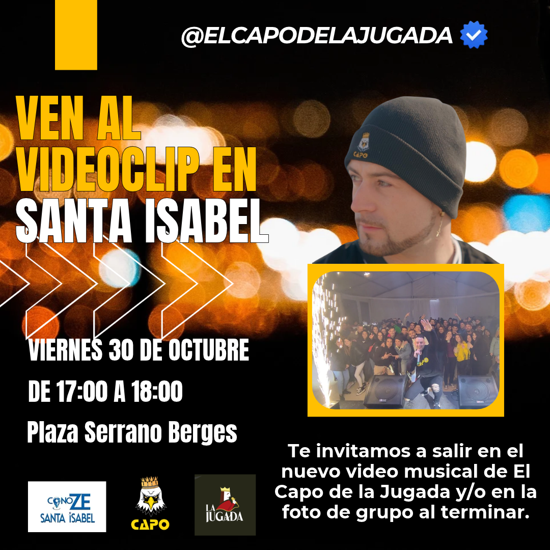Nos vemos el viernes en Santa Isabel
